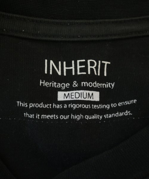 INHERIT（インヘリット）Tシャツ・カットソー 黒 サイズ:M メンズ/2200706158069