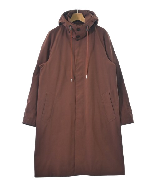 INHERIT(インヘリット)ステンカラーコート 茶 サイズ:M/2200660895062