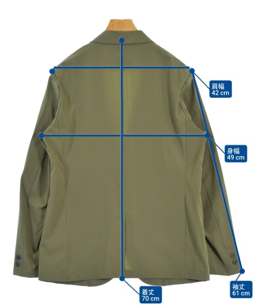 INHERIT（インヘリット）ジャケット カーキ サイズ:M メンズ/2200665168031
