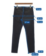 Lui's（ルイス）デニムパンツ 黒 サイズ:S メンズ/2200501275022