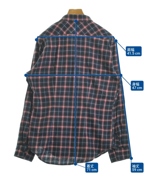 Lui's（ルイス）カジュアルシャツ 紺 サイズ:M レディース/2200618010387