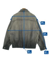 Lui's（ルイス）デニムジャケット グレー サイズ:M メンズ/2200625158010