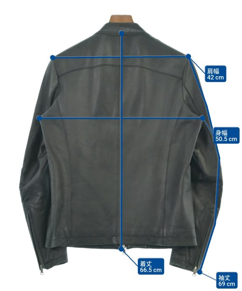 Lui's（ルイス）ライダース 黒 サイズ:M メンズ/2200627999062