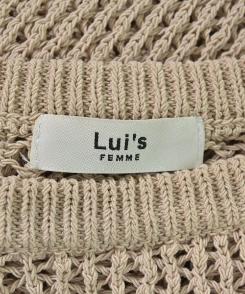 Lui's（ルイス）ニット・セーター ベージュ サイズ:F レディース/2200696961045