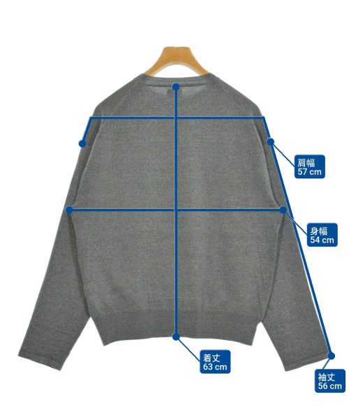 Lui's（ルイス）ニット・セーター グレー サイズ:S メンズ/2200655939115