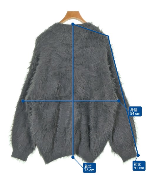 Lui's（ルイス）カーディガン グレー サイズ:F メンズ/2200658012105