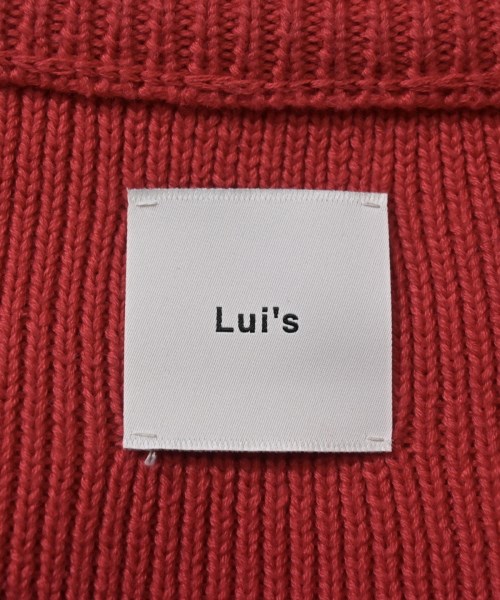 Lui's（ルイス）カーディガン 赤 サイズ:M メンズ/2200662474036
