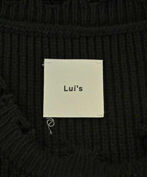 Lui's（ルイス）ニット・セーター 黒 サイズ:M メンズ/2200738194035