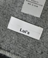 Lui's（ルイス）マフラー 黒 サイズ:F メンズ/2200715003091
