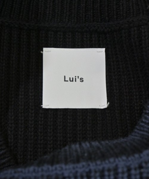 Lui's（ルイス）ニット・セーター 黒 サイズ:F メンズ/2200686135104