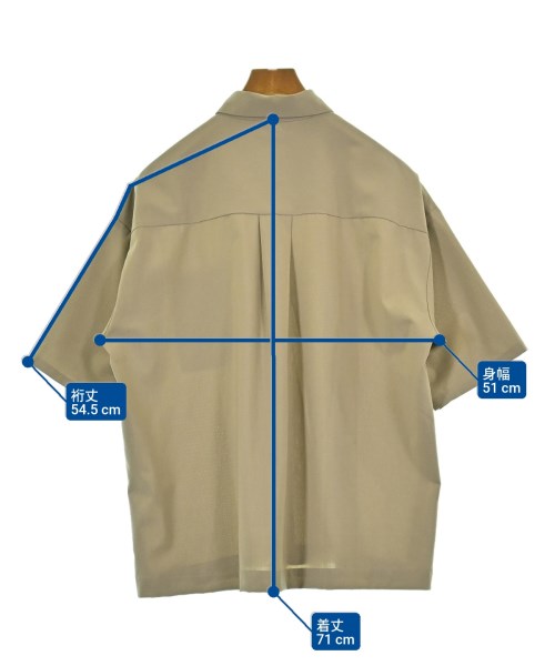 TK（ティーケー）カジュアルシャツ ベージュ サイズ:S メンズ/2200625156061