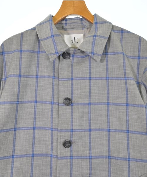 TK（ティーケー）ステンカラーコート グレー サイズ:M メンズ/2200624514039