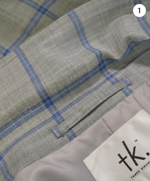 TK（ティーケー）ステンカラーコート グレー サイズ:M メンズ/2200624514039