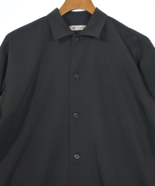 TK（ティーケー）カジュアルシャツ 黒 サイズ:F メンズ/2200626235062