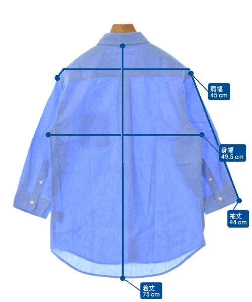 TK（ティーケー）カジュアルシャツ 青 サイズ:M メンズ/2200630703052