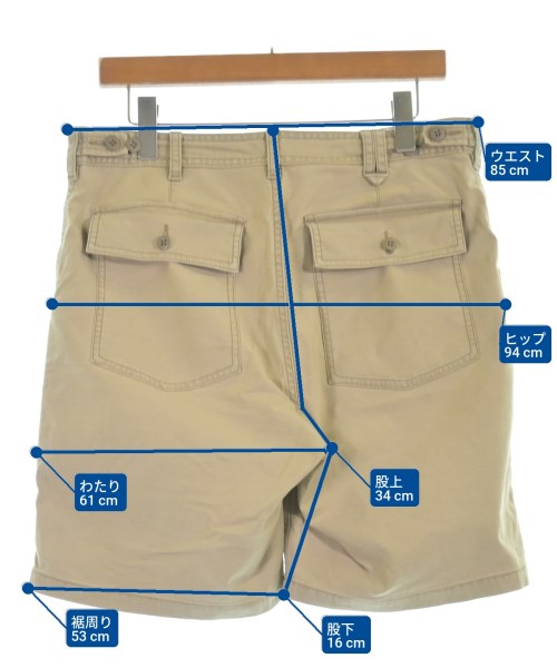 Pilgrim surf+Supply（ピルグリムサーフサプライ）ショートパンツ ベージュ サイズ:M メンズ/2200622919096