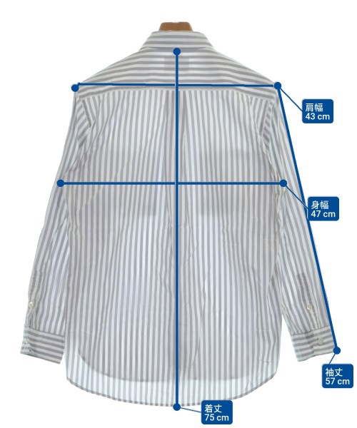 Pilgrim surf+Supply（ピルグリムサーフサプライ）カジュアルシャツ グレー サイズ:XS メンズ/2200604678126