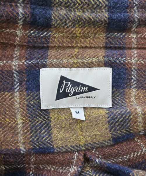 Pilgrim surf+Supply（ピルグリムサーフサプライ）カジュアルシャツ 茶 サイズ:M メンズ/2200674447073