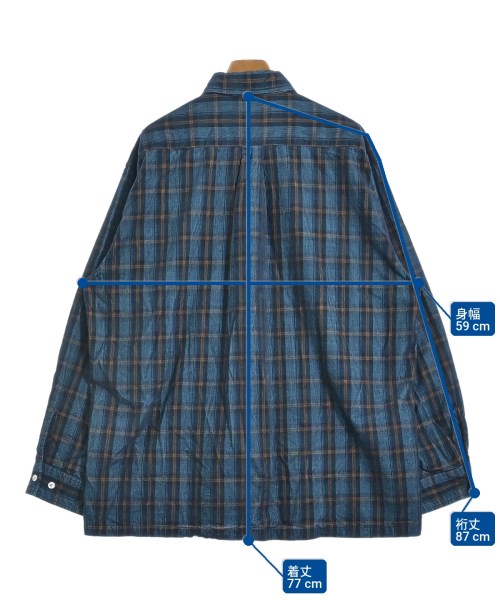 Pilgrim surf+Supply（ピルグリムサーフサプライ）カジュアルシャツ 青 サイズ:M メンズ/2200695911249