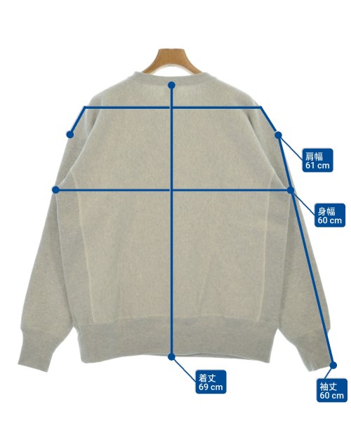 Pilgrim surf+Supply（ピルグリムサーフサプライ）スウェット グレー サイズ:M メンズ/2200660345024