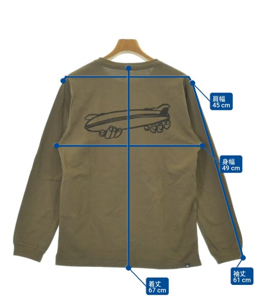 Pilgrim surf+Supply（ピルグリムサーフサプライ）Tシャツ・カットソー カーキ サイズ:S メンズ/2200713549041