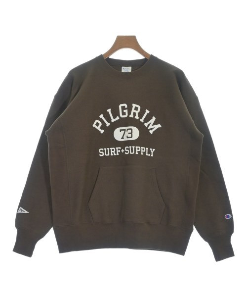 Pilgrim surf+Supply(ピルグリムサーフサプライ)スウェット 茶 サイズ:M/2200649916023