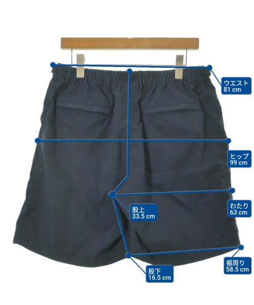 Pilgrim surf+Supply（ピルグリムサーフサプライ）ショートパンツ 紺 サイズ:M メンズ/2200652793185