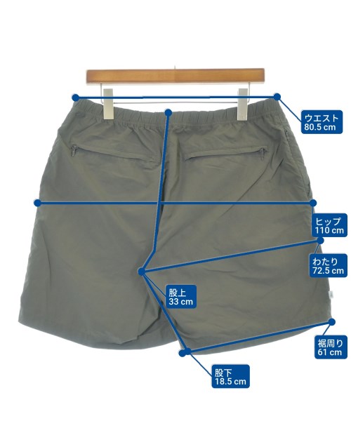 Pilgrim surf+Supply（ピルグリムサーフサプライ）ショートパンツ グレー サイズ:L メンズ/2200652793192