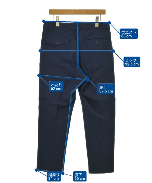 Pilgrim surf+Supply（ピルグリムサーフサプライ）スラックス 紺 サイズ:M メンズ/2200703174161