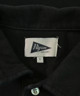 Pilgrim surf+Supply（ピルグリムサーフサプライ）ポロシャツ 黒 サイズ:L メンズ/2200666335029