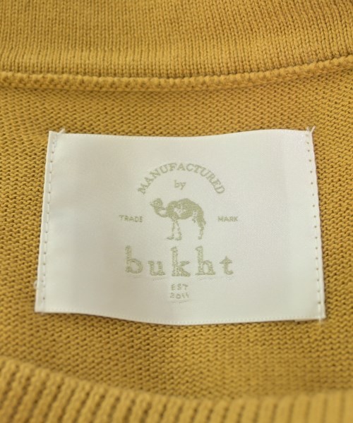 bukht（ブフト）ニット・セーター 黄 サイズ:1(S位) メンズ/2200542299254