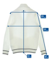 1piu1uguale3（ウノピゥウノウグァーレトレ）カーディガン 白 サイズ:M メンズ/2200643256040