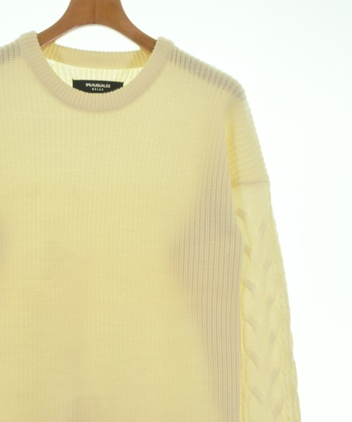 1piu1uguale3（ウノピゥウノウグァーレトレ）ニット・セーター 白 サイズ:S メンズ/2200644081054