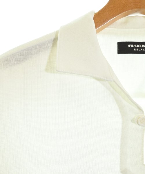 1piu1uguale3（ウノピゥウノウグァーレトレ）カジュアルシャツ 白 サイズ:S メンズ/2200644081115