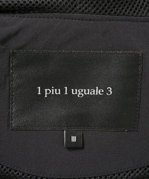 1piu1uguale3（ウノピゥウノウグァーレトレ）マウンテンパーカー 黒 サイズ:3(S位) メンズ/2200614565027