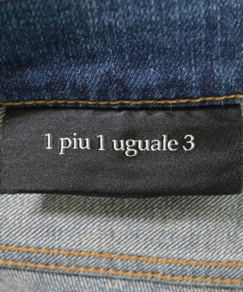 1piu1uguale3（ウノピゥウノウグァーレトレ）デニムパンツ 青 サイズ:4(M位) メンズ/2200614565119