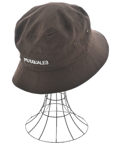 1piu1uguale3（ウノピゥウノウグァーレトレ）ハット 茶 サイズ:- メンズ/2200675005128