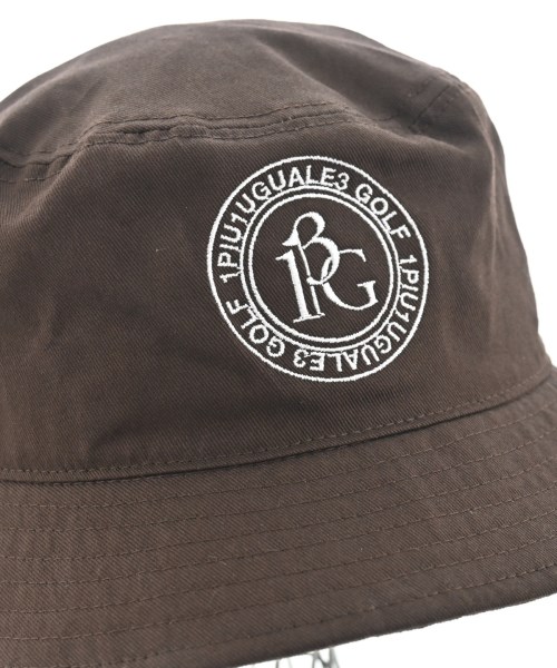 1piu1uguale3（ウノピゥウノウグァーレトレ）ハット 茶 サイズ:- メンズ/2200675005128