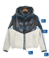 1piu1uguale3（ウノピゥウノウグァーレトレ）ダウンジャケット/ダウンベスト 白 サイズ:M メンズ/2200652340013