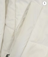 1piu1uguale3（ウノピゥウノウグァーレトレ）ダウンジャケット/ダウンベスト 白 サイズ:M メンズ/2200652340013