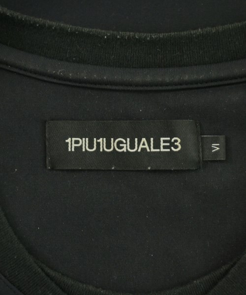 1piu1uguale3（ウノピゥウノウグァーレトレ）Tシャツ・カットソー 黒 サイズ:6(XL位) メンズ/2200706684025