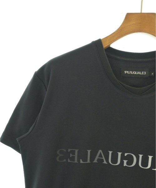 1piu1uguale3（ウノピゥウノウグァーレトレ）Tシャツ・カットソー 黒 サイズ:6(XL位) メンズ/2200706684025