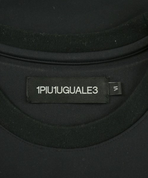 1piu1uguale3（ウノピゥウノウグァーレトレ）Tシャツ・カットソー 黒 サイズ:6(XL位) メンズ/2200706684032