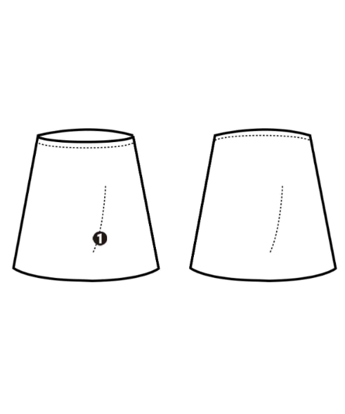 TARO HORIUCHI（タロウホリウチ）ひざ丈スカート ベージュ サイズ:2(M位) レディース/2200622302324