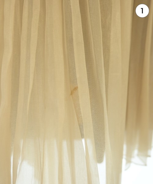 TARO HORIUCHI（タロウホリウチ）ひざ丈スカート ベージュ サイズ:2(M位) レディース/2200622302324