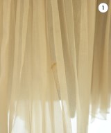 TARO HORIUCHI（タロウホリウチ）ひざ丈スカート ベージュ サイズ:2(M位) レディース/2200622302324