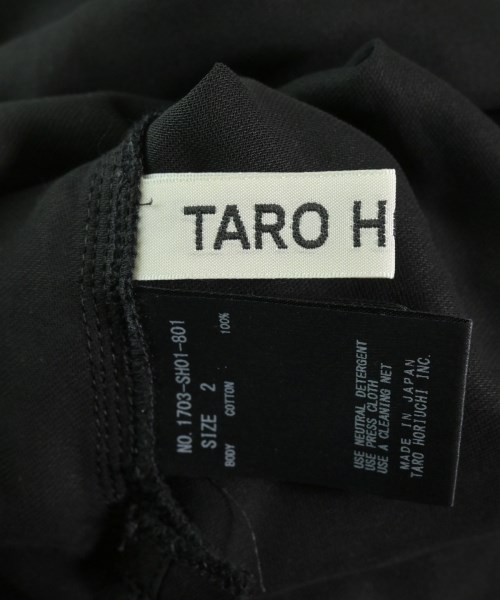 TARO HORIUCHI（タロウホリウチ）ブラウス 黒 サイズ:2(M位) レディース/2200619574178