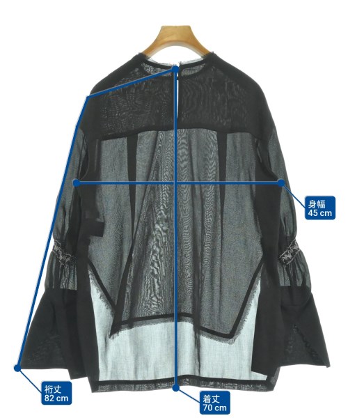 TARO HORIUCHI（タロウホリウチ）ブラウス 黒 サイズ:2(M位) レディース/2200619574178