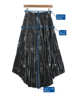 TARO HORIUCHI（タロウホリウチ）ロング・マキシ丈スカート 黒 サイズ:1(S位) レディース/2200664246235