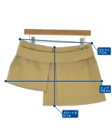 TARO HORIUCHI（タロウホリウチ）ミニスカート ベージュ サイズ:F レディース/2200677636054